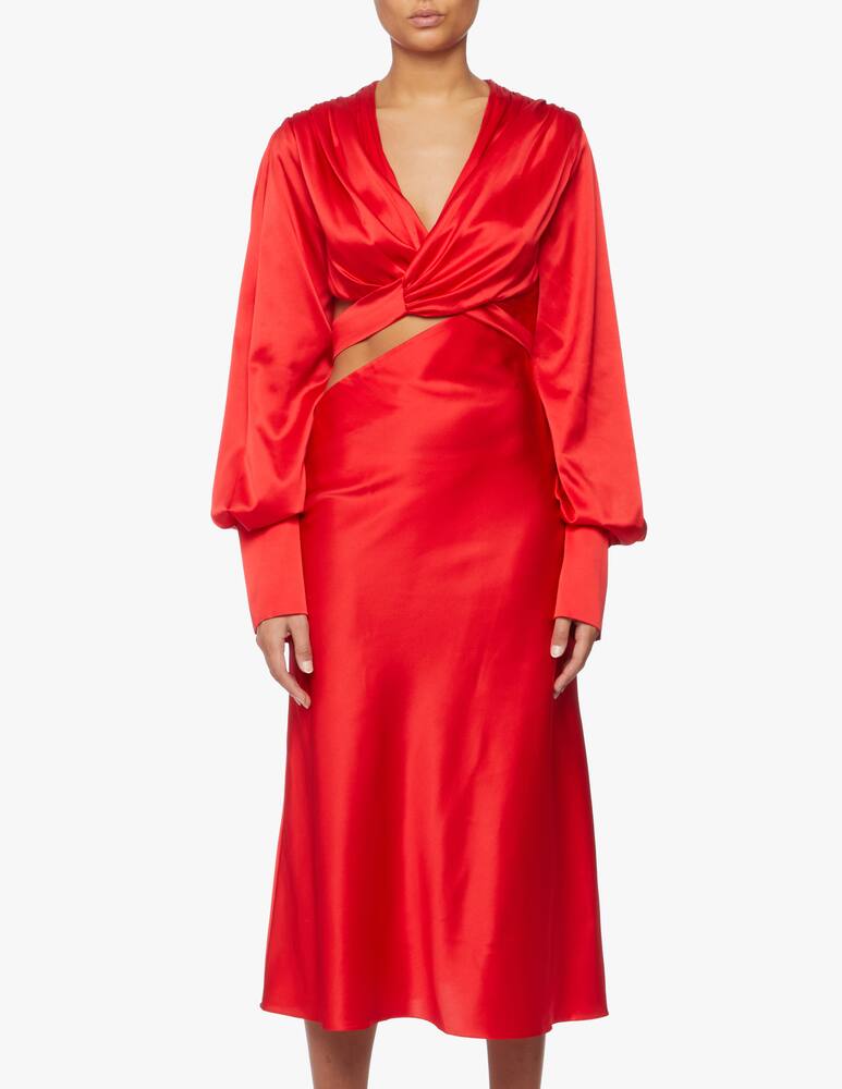 rinascente Materiel Vestito incrociato in seta