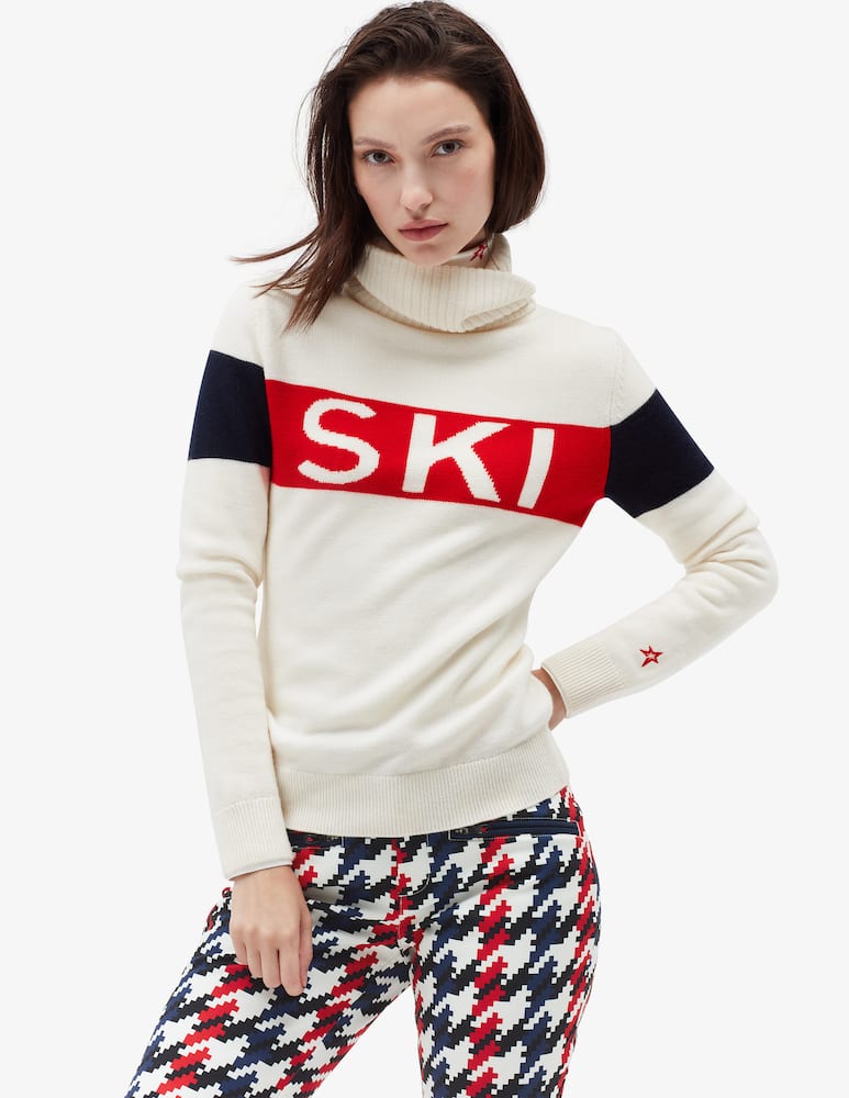 Perfect Moment Wool sports sweater - White - picture 1 Perfect Moment Wool sports sweater - White - picture 1