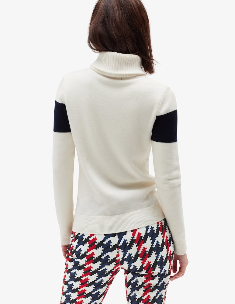 Perfect Moment Wool sports sweater - White - picture 3 Perfect Moment Wool sports sweater - White - picture 3