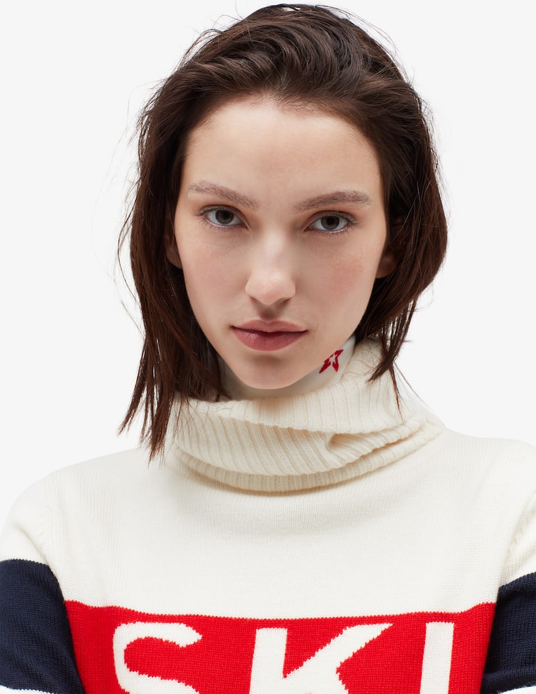 rinascente Perfect Moment Maglione sportivo in lana - Bianco