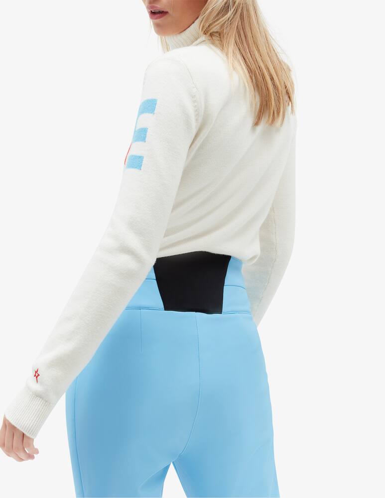 rinascente Perfect Moment Pieste wool sports sweater - White