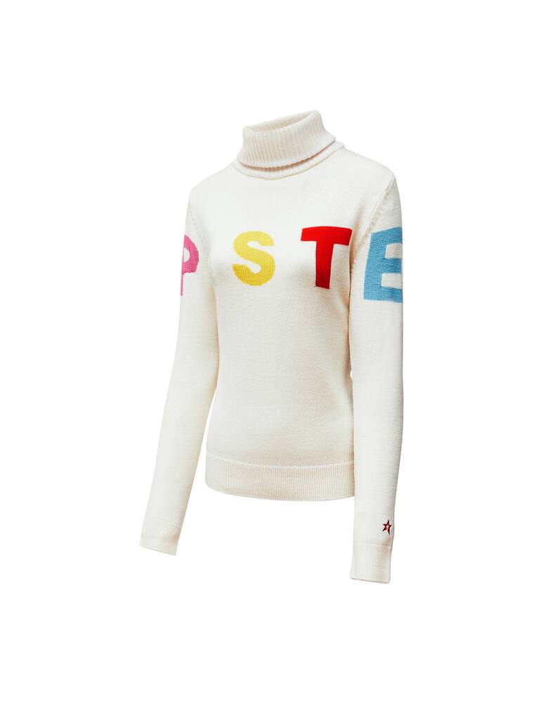 rinascente Perfect Moment Pieste wool sports sweater - White
