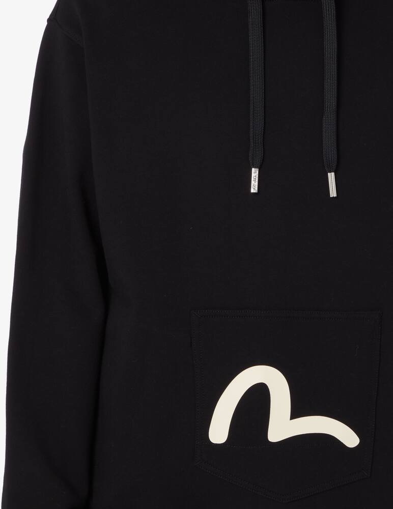 rinascente Evisu Felpa con cappuccio con logo tasca - Nero