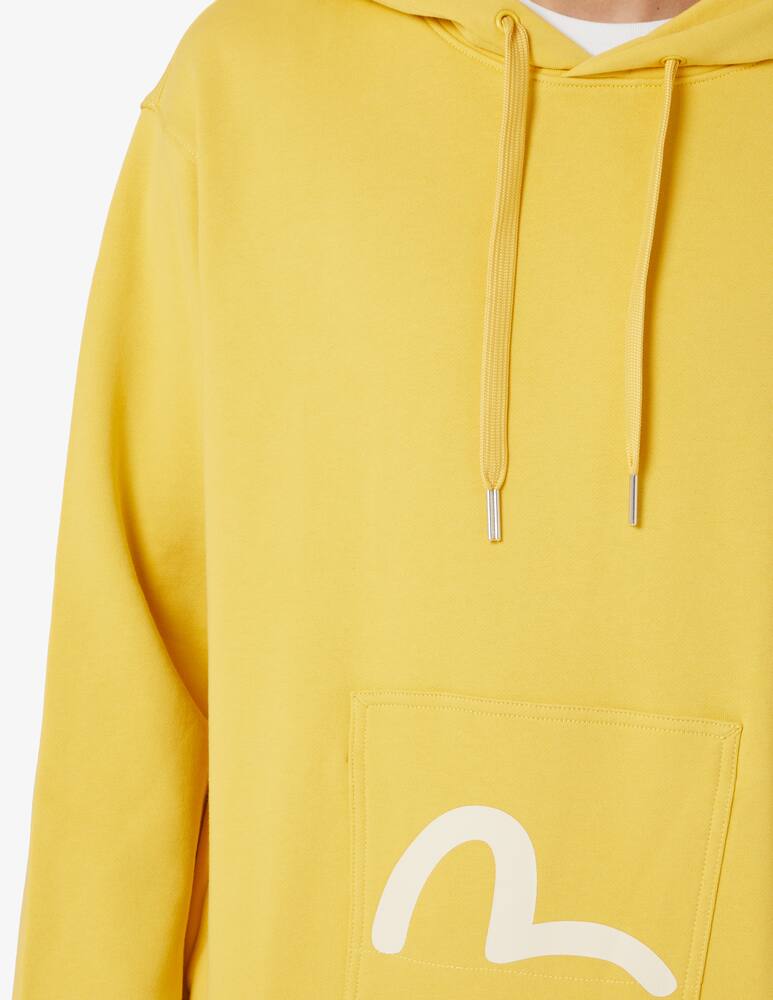 rinascente Evisu Felpa con cappuccio con logo tasca - Giallo