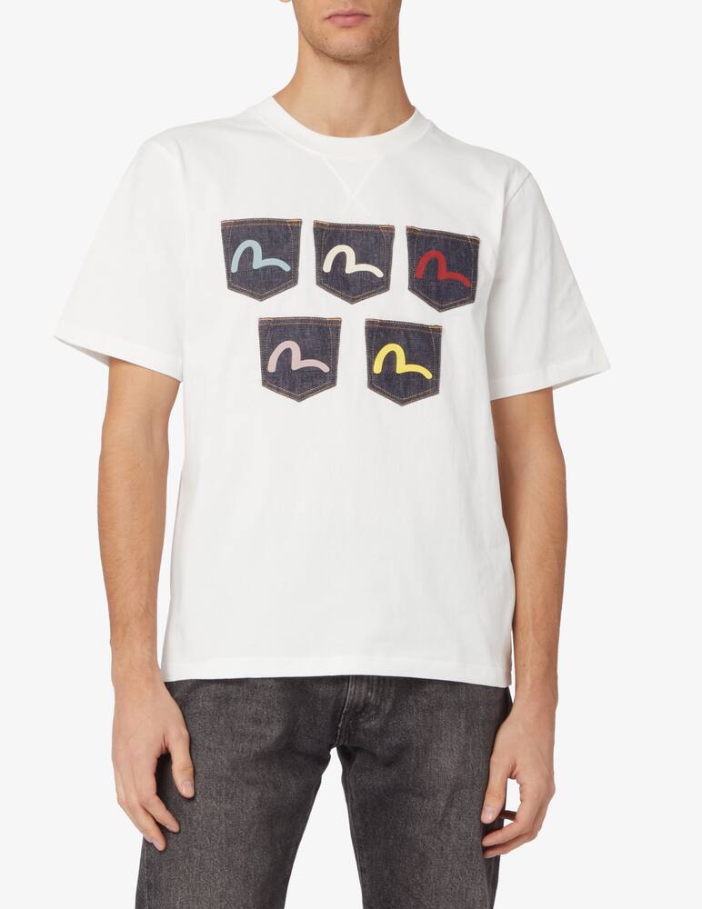 Evisu Multi logo t-shirt - White - picture 1 Evisu Multi logo t-shirt - White - picture 1