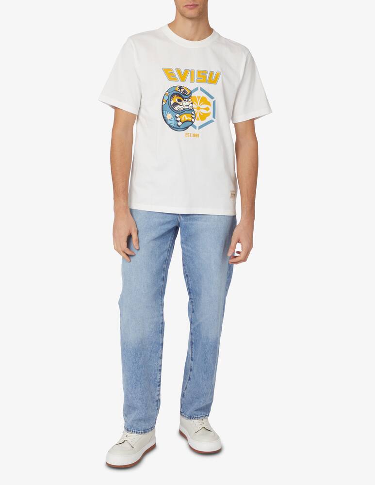 rinascente Evisu Evisu paint t-shirt - White