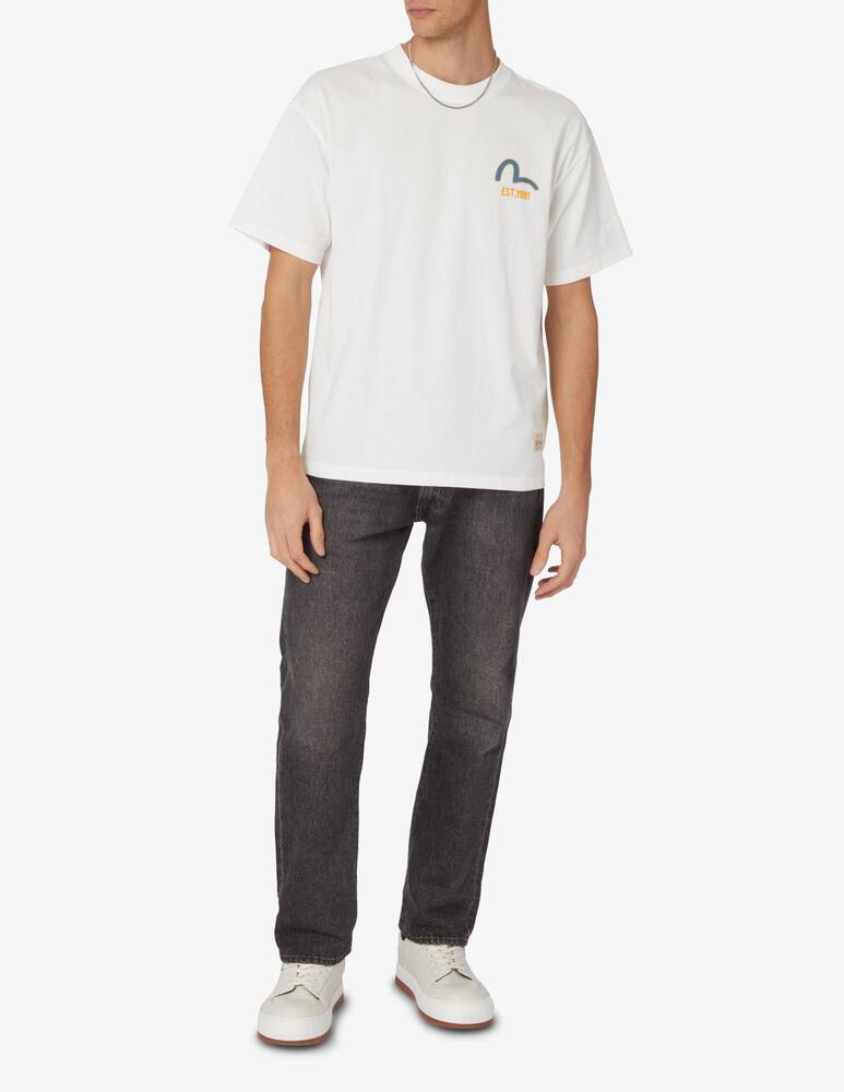 rinascente Evisu Maglietta loghino - Bianco