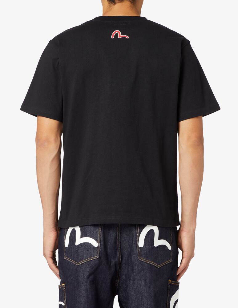 rinascente Evisu Maglietta daruma with inari mask