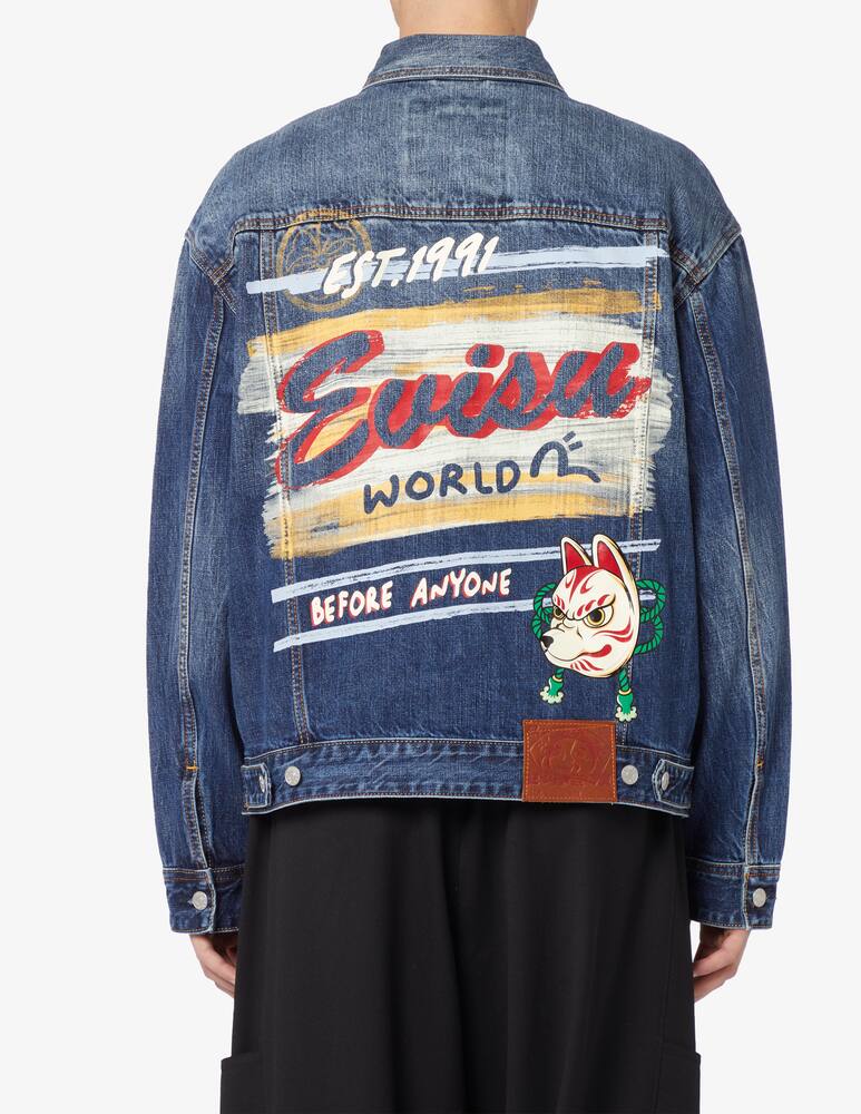 rinascente Evisu Giacca jeand inari mask