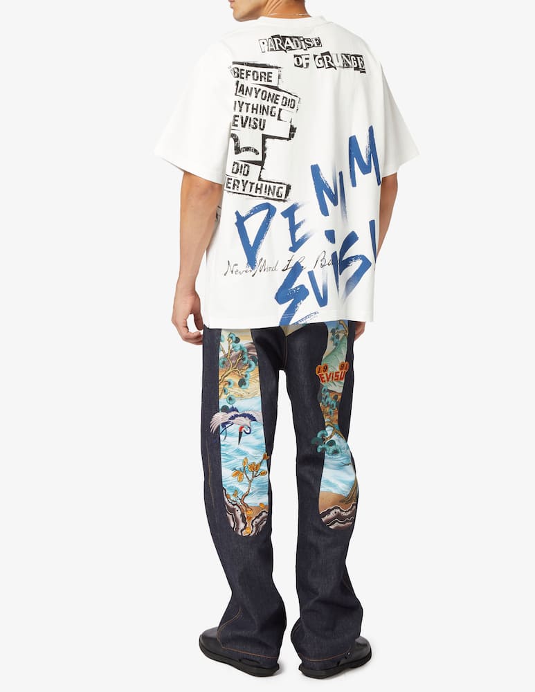 rinascente Evisu Jeans crane&gold coins