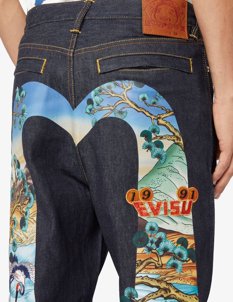 rinascente Evisu Jeans crane&gold coins