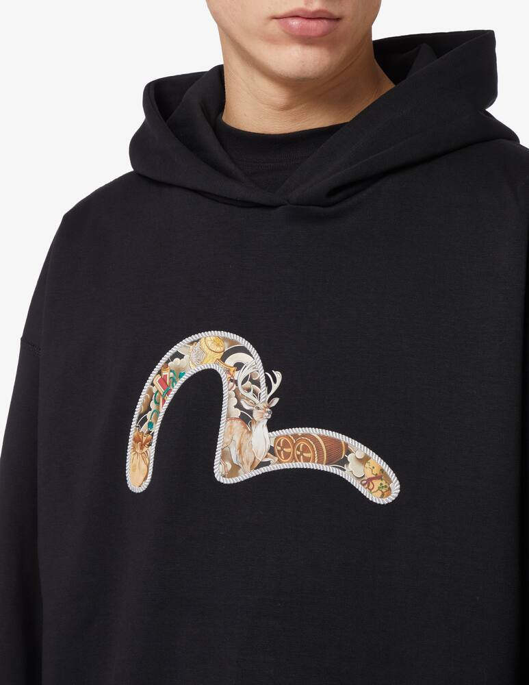 rinascente Evisu Felpa con cappuccio deer&treasure seagull