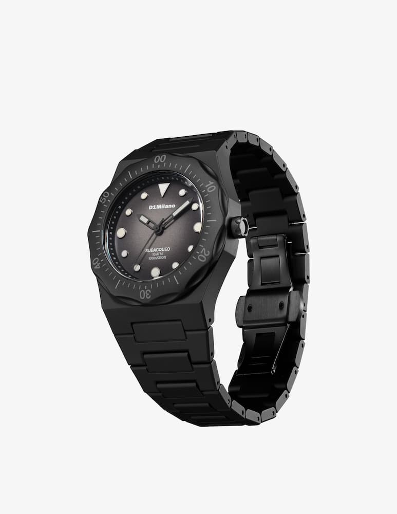 rinascente D1 Milano Polycarbon Diver Black Orologio