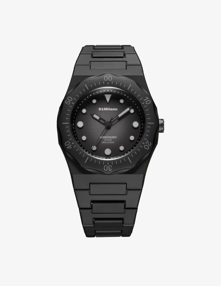 rinascente D1 Milano Polycarbon Diver Black Orologio