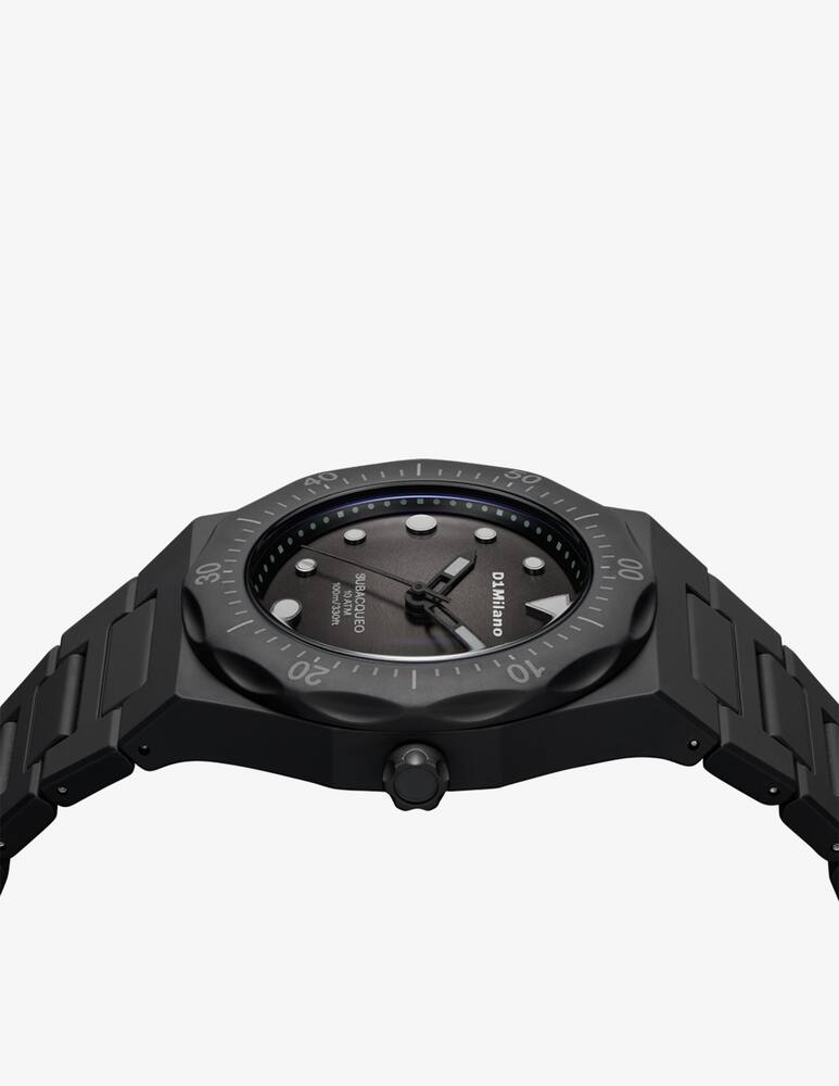 rinascente D1 Milano Polycarbon Diver Black Orologio