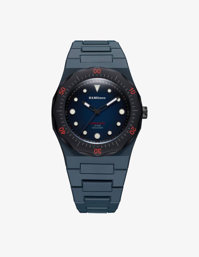 rinascente D1 Milano Polycarbon Diver Blue&Black Orologio