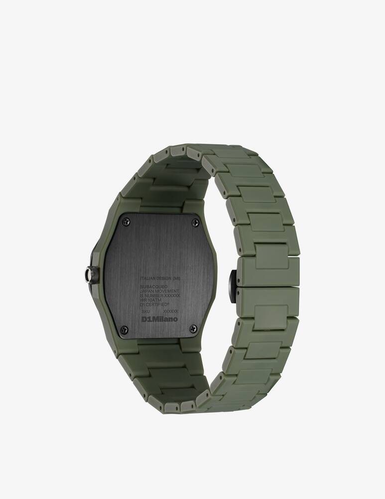rinascente D1 Milano Polycarbon Diver Military Green Orologio