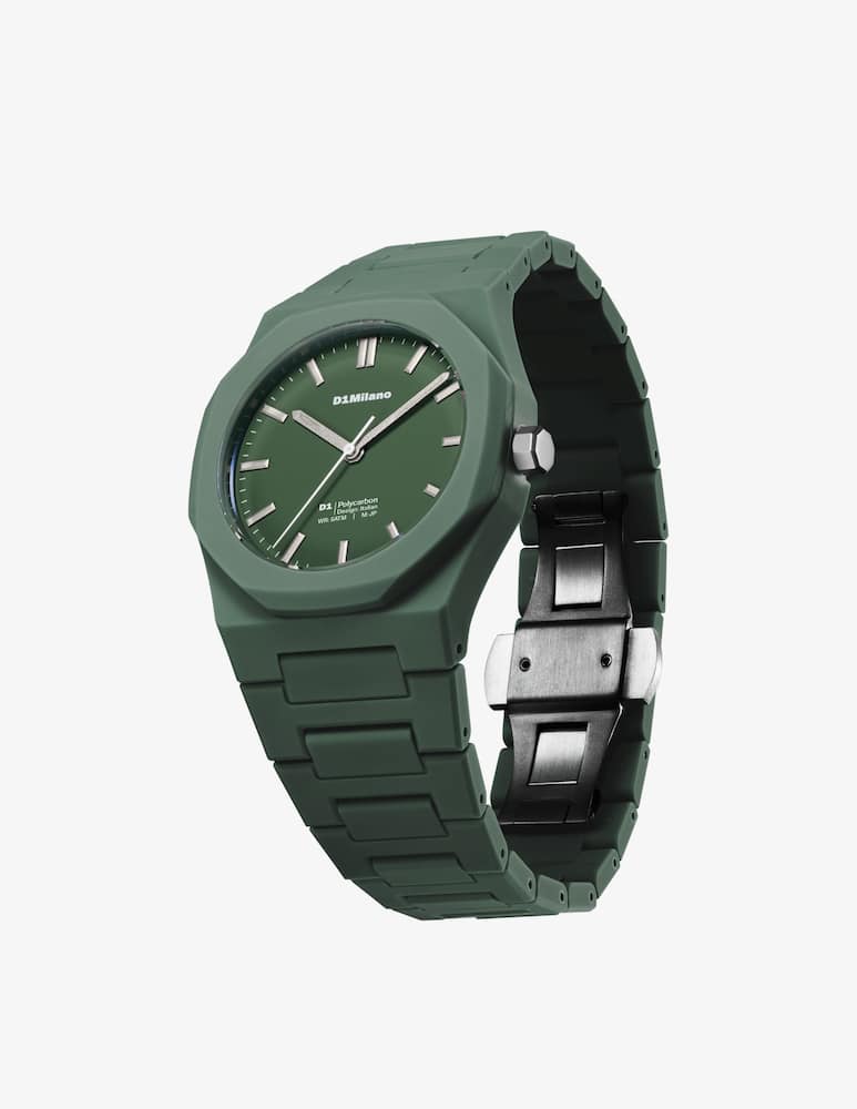 rinascente D1 Milano Polycarbon Dark Green Orologio