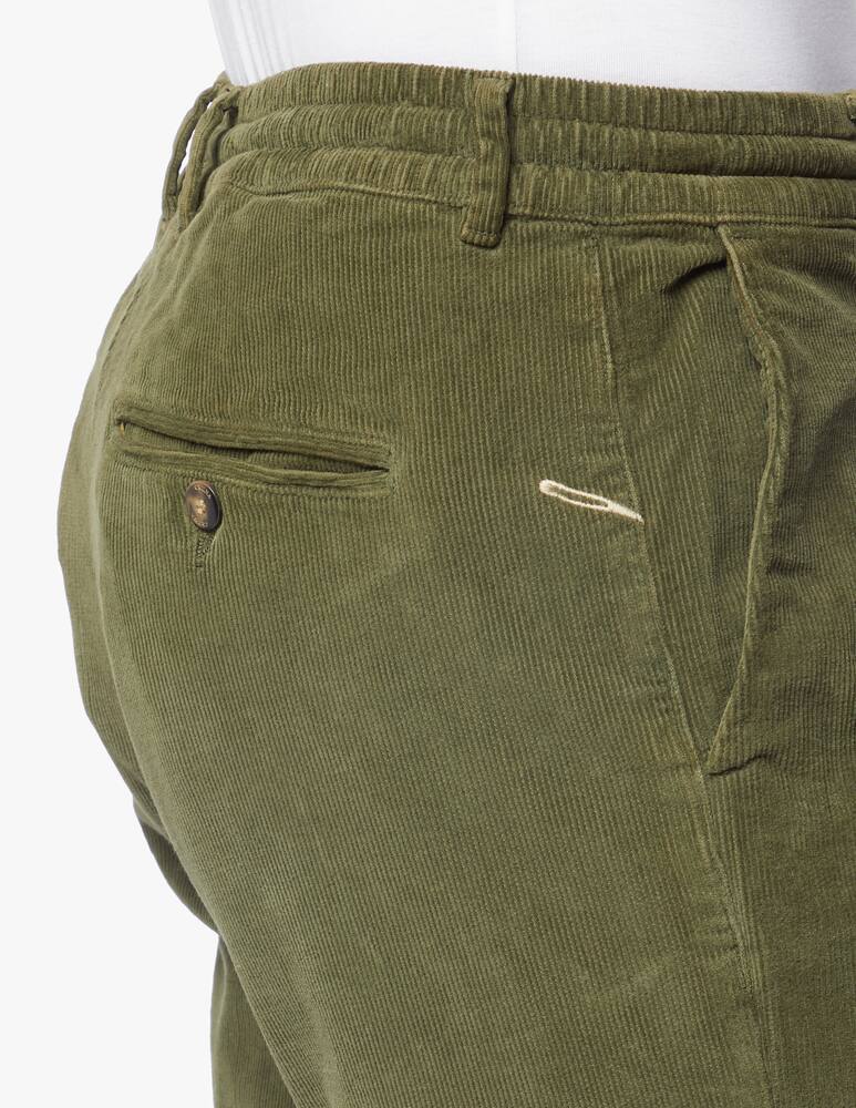 rinascente Cruna Velvet coulisse trousers