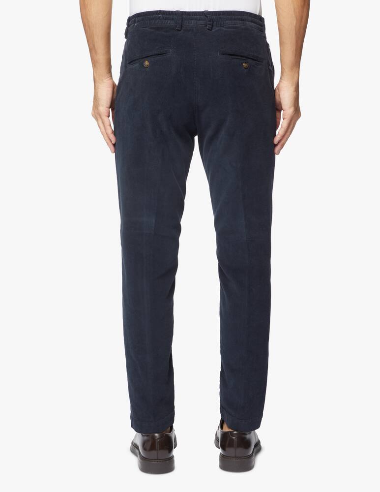 rinascente Cruna Velvet coulisse trousers