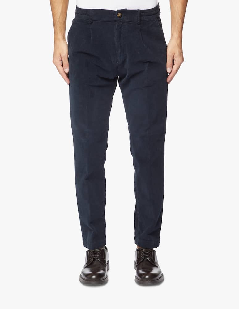 rinascente Cruna Velvet coulisse trousers