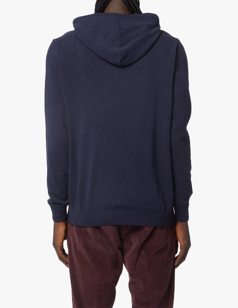 rinascente Cruna Maglia con cappuccio in lana e cashmere