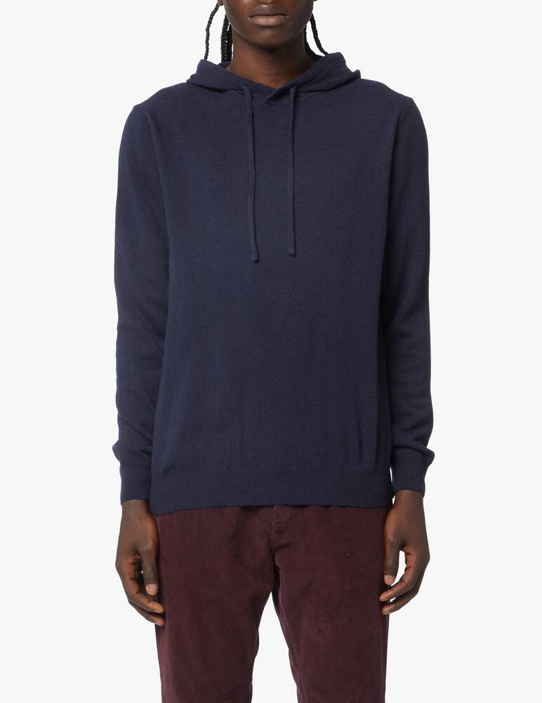 rinascente Cruna Maglia con cappuccio in lana e cashmere