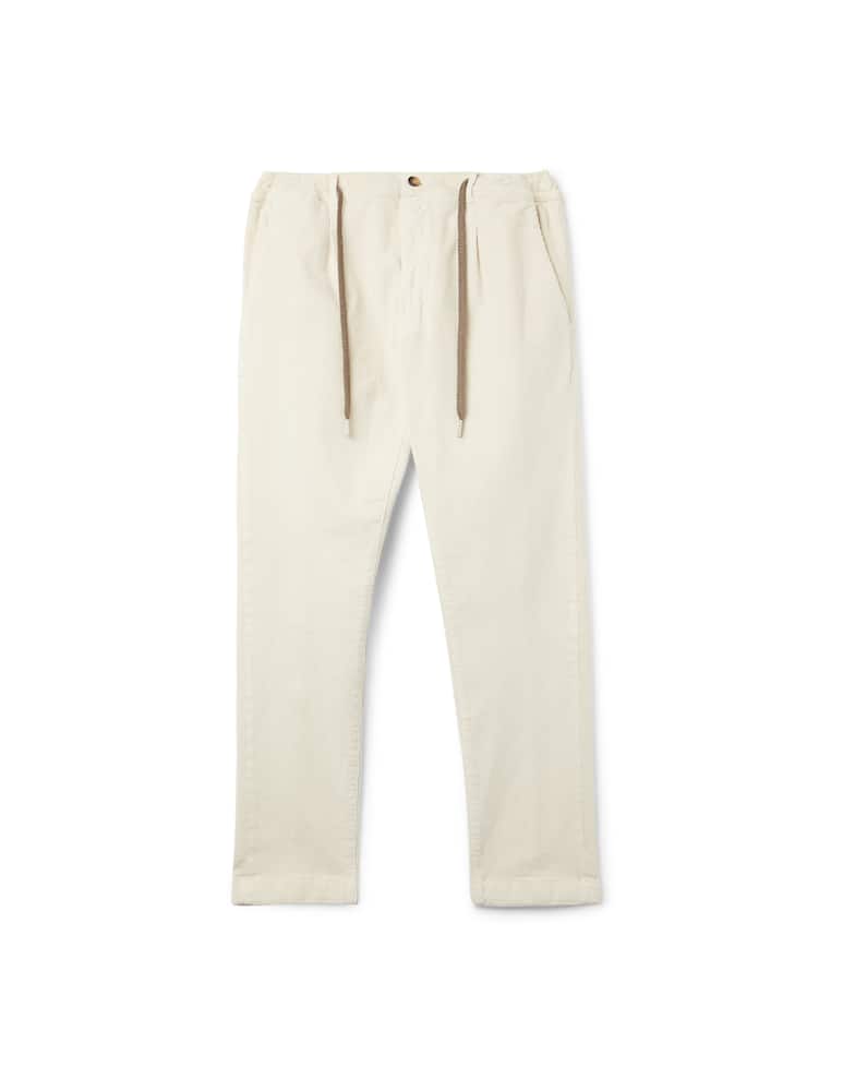 rinascente Cruna Velvet coulisse trousers