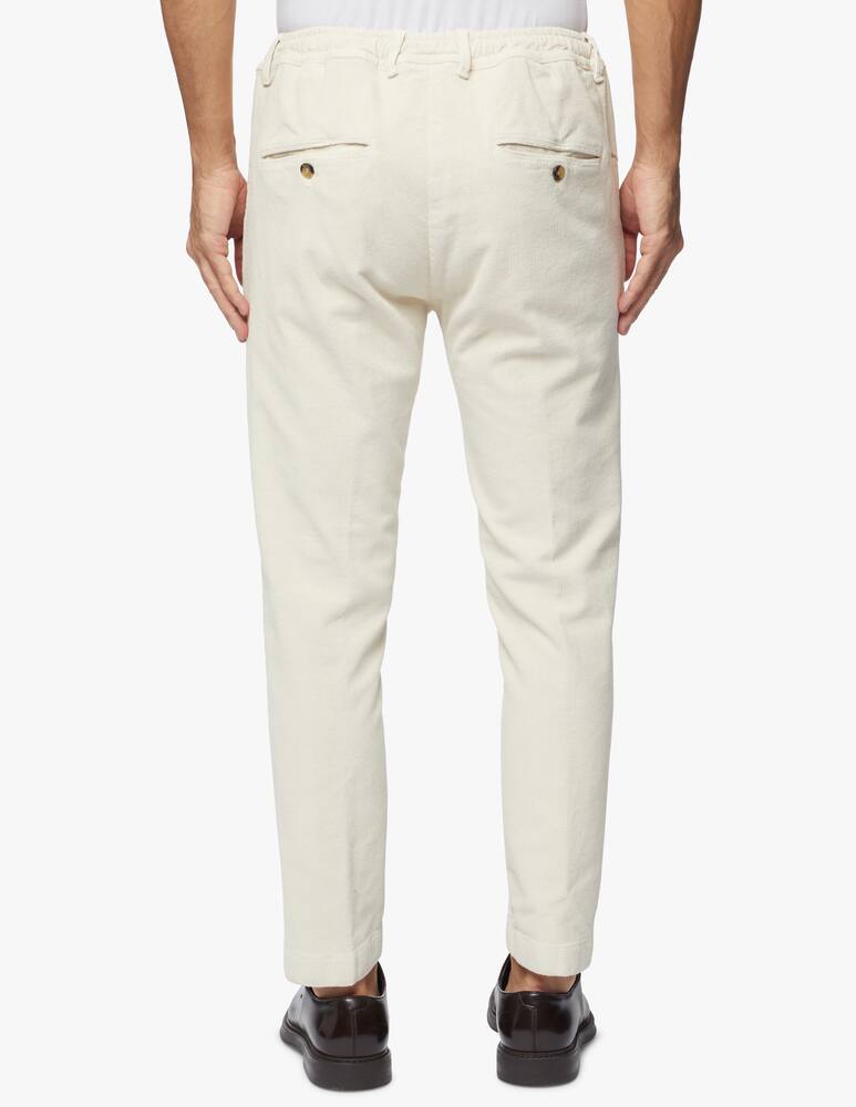 rinascente Cruna Velvet coulisse trousers