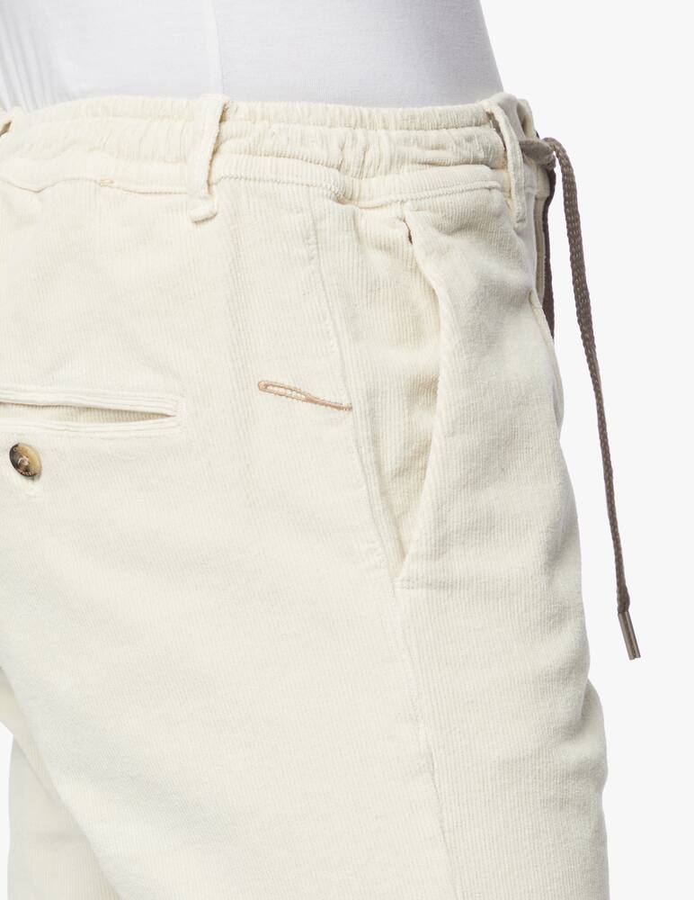 rinascente Cruna Velvet coulisse trousers