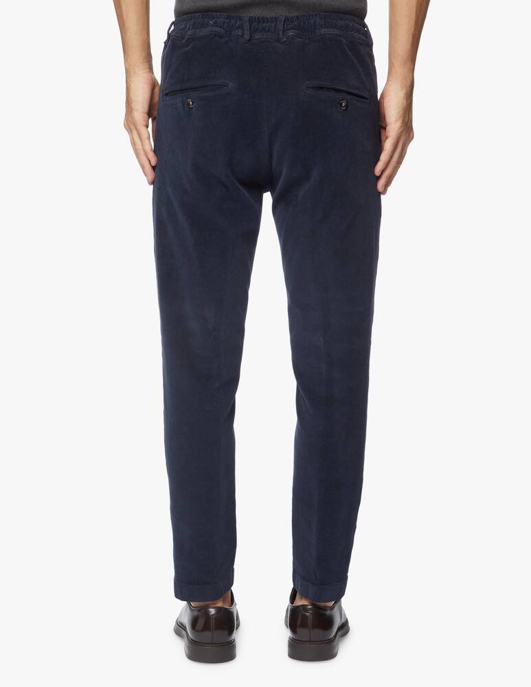 rinascente Cruna Velvet coulisse trousers