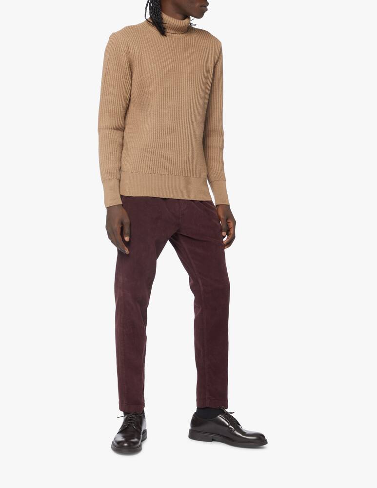 rinascente Cruna Maglia a collo alto a coste