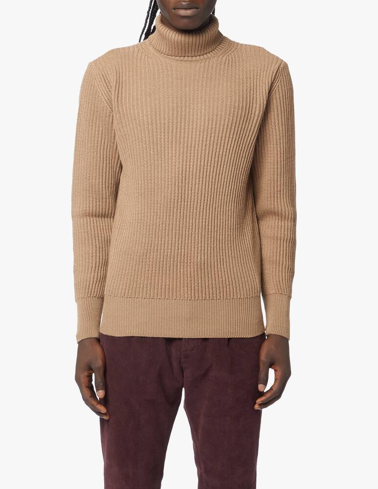 rinascente Cruna Maglia a collo alto a coste