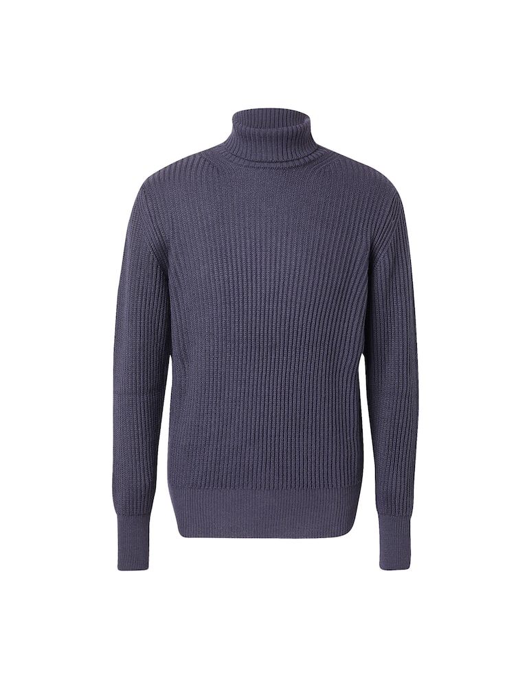 Cruna Ribbed turtleneck jumper - picture 1 Cruna Ribbed turtleneck jumper - picture 1