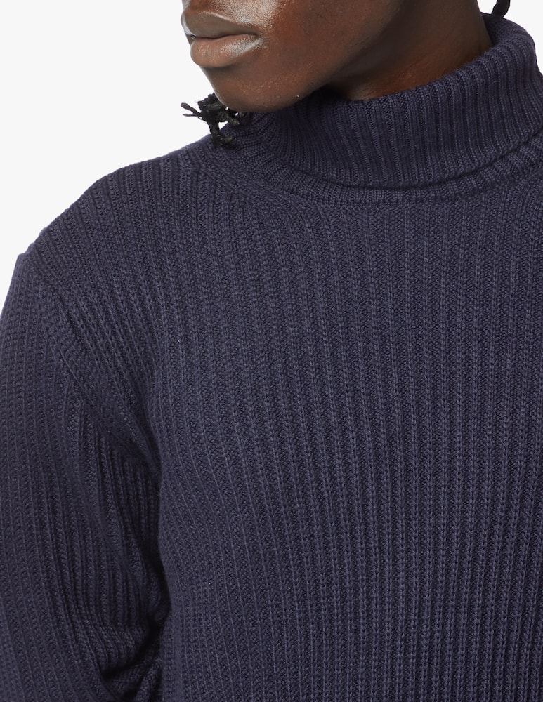 rinascente Cruna Ribbed turtleneck jumper