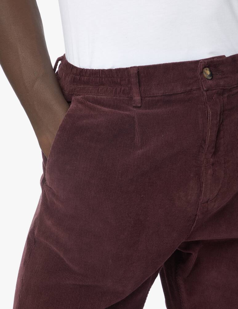 rinascente Cruna Pantalone coulisse in velluto