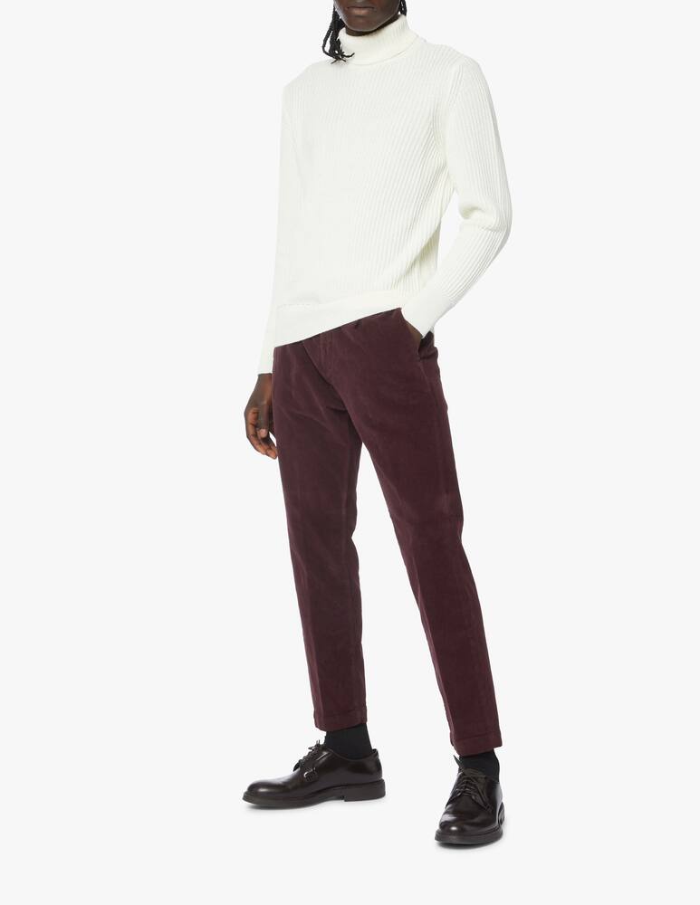 rinascente Cruna Ribbed turtleneck jumper