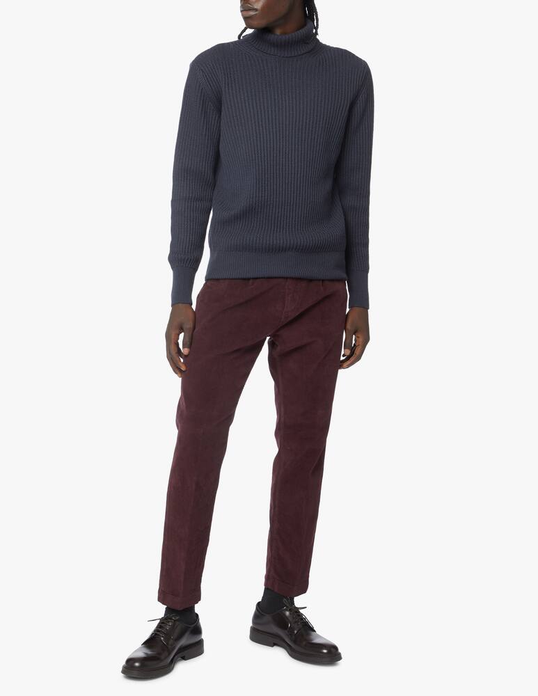 rinascente Cruna Ribbed turtleneck jumper