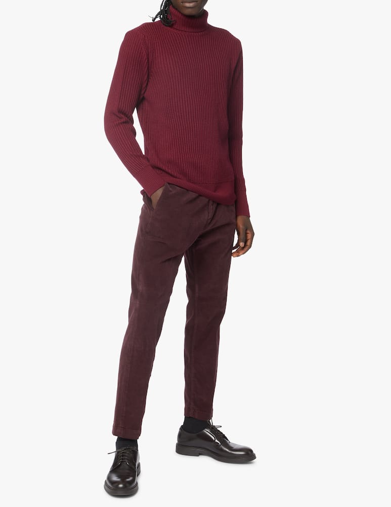 rinascente Cruna Ribbed turtleneck jumper