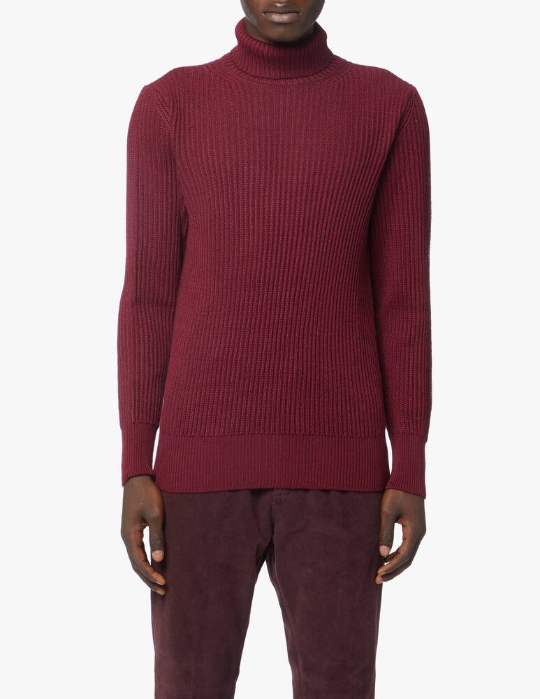 rinascente Cruna Ribbed turtleneck jumper