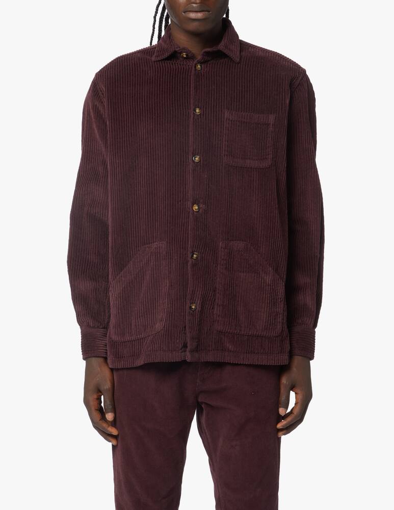 rinascente Cruna Velvet rock climber overshirt