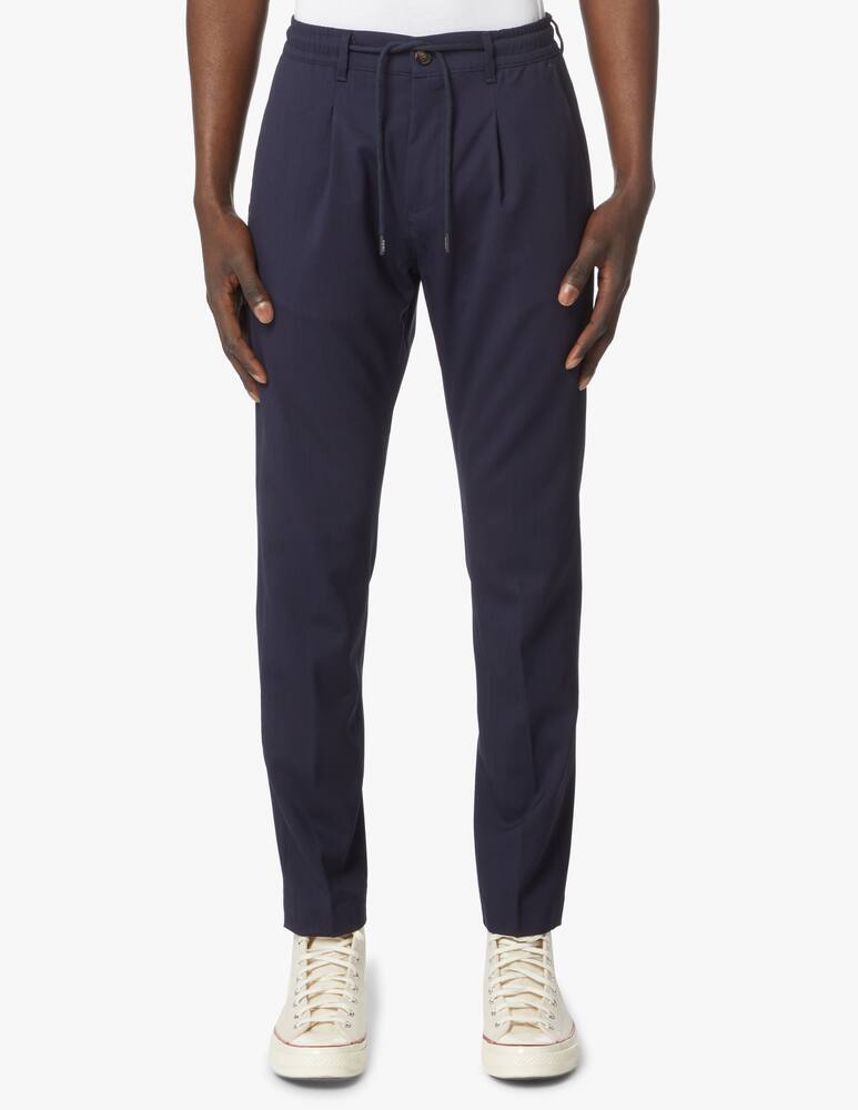 rinascente Cruna Pantalone mitte 916 fresco lana - blu