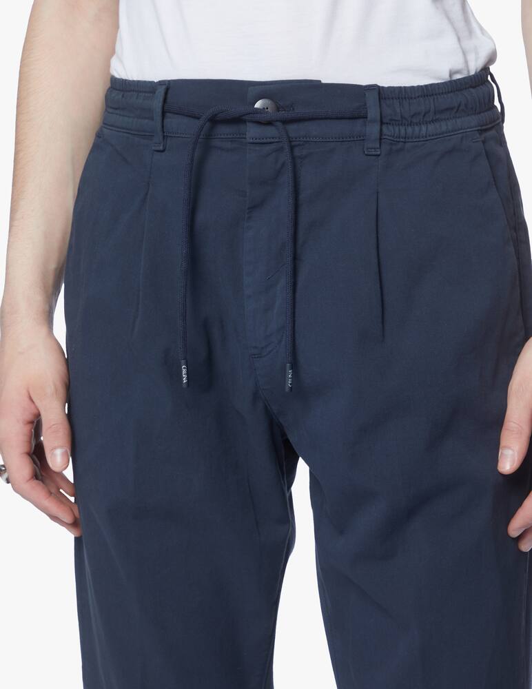 rinascente Cruna Pantalone mitte 901 popeline cotone - blu