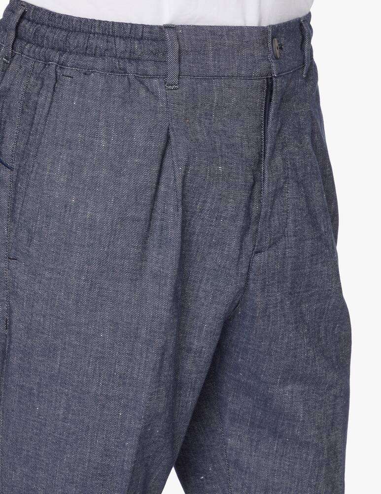 rinascente Cruna Pantalone mitte 910 chambray - blu