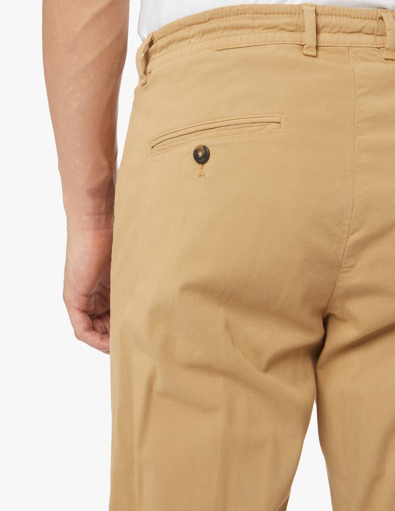 rinascente Cruna Popeline cotton 901 mitte pants - brown