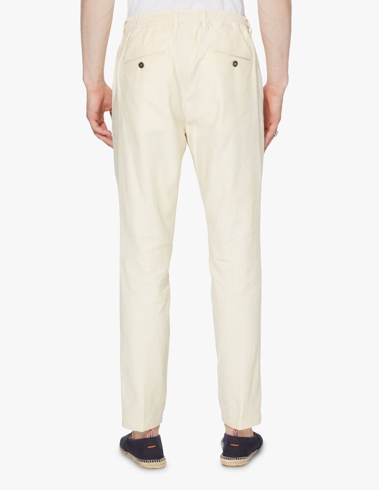 rinascente Cruna Chambray 910 mitte pants - white