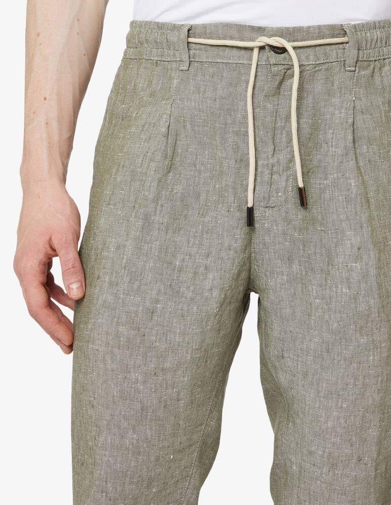 rinascente Cruna Patalone mitte 921 lino - verde