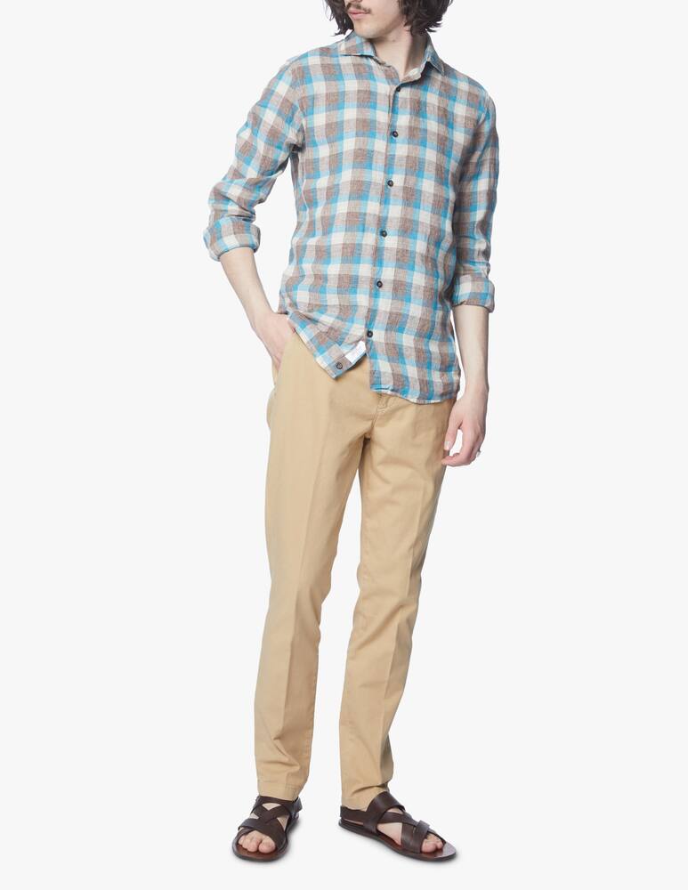 rinascente Cruna Slim fit tricot brera 902 pant - beige