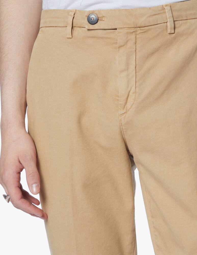 rinascente Cruna Slim fit tricot brera 902 pant - beige