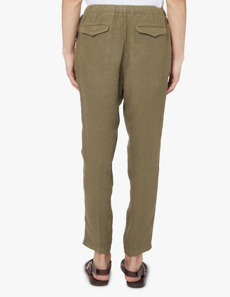 rinascente Cruna Linen 927 burano pants - green